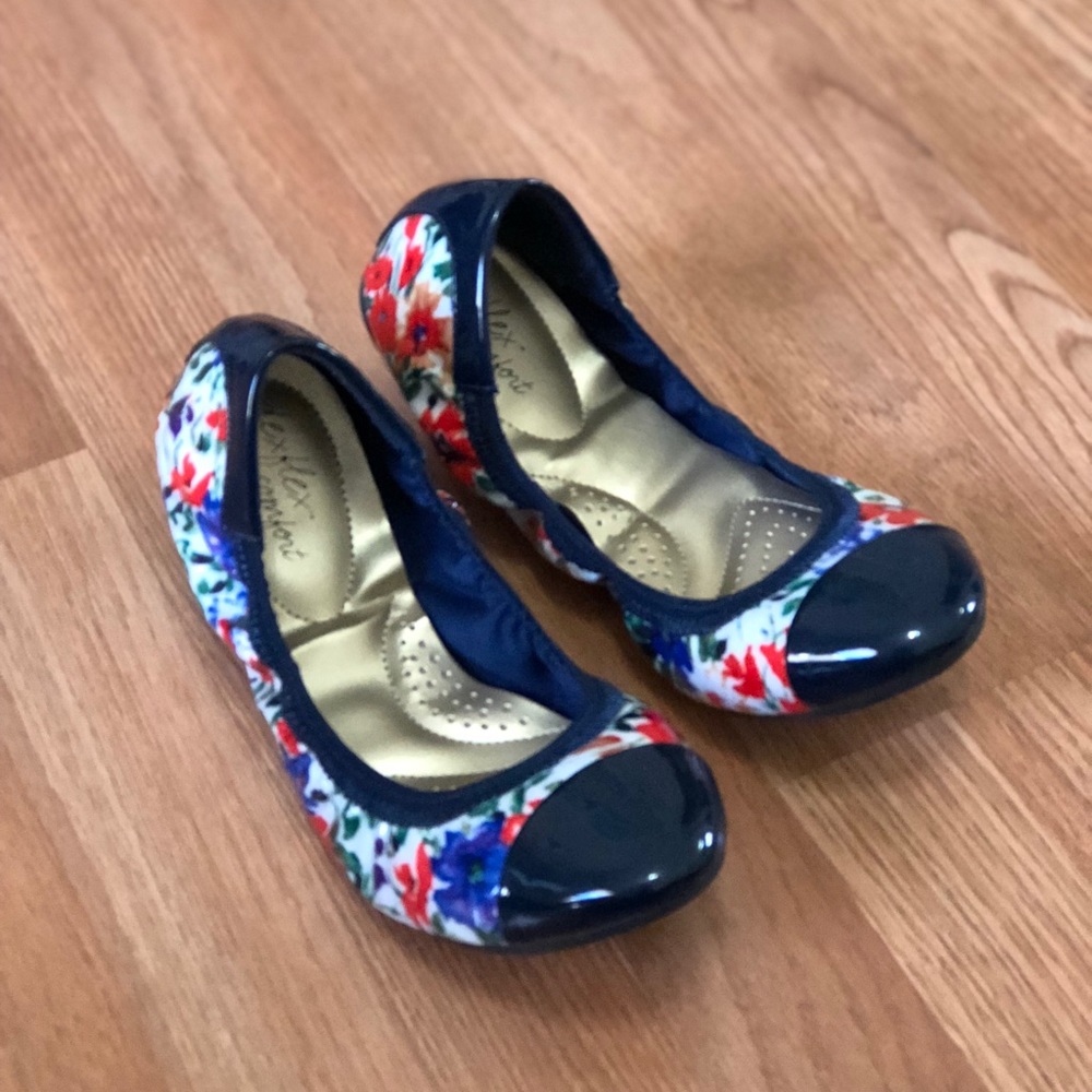 Floral Ballet Style Flats